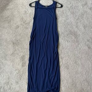 New Look Navy Sleeveless Maxi Dress